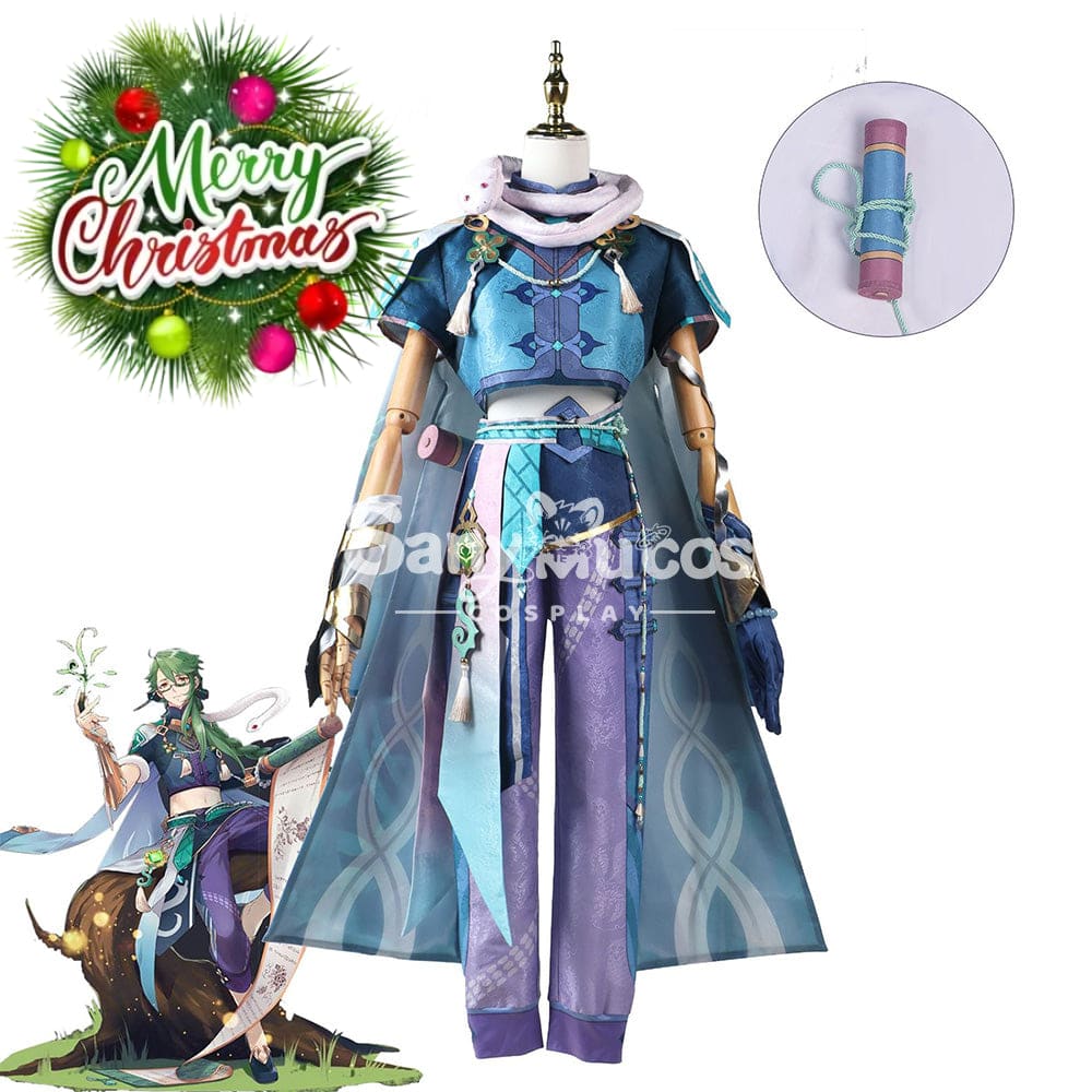 【In Stock】Game Genshin Impact Cosplay Baizhu Costume Plus Size Costumes