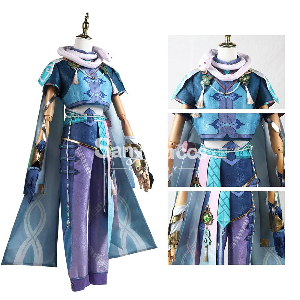 【In Stock】Game Genshin Impact Cosplay Baizhu Costume Plus Size Costumes
