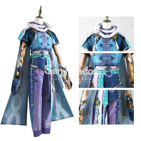 【In Stock】Game Genshin Impact Cosplay Baizhu Costume Plus Size Costumes