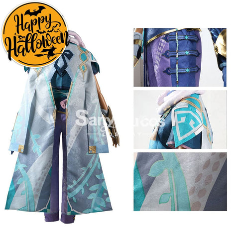 【In Stock】Game Genshin Impact Cosplay Baizhu Costume Plus Size Costumes