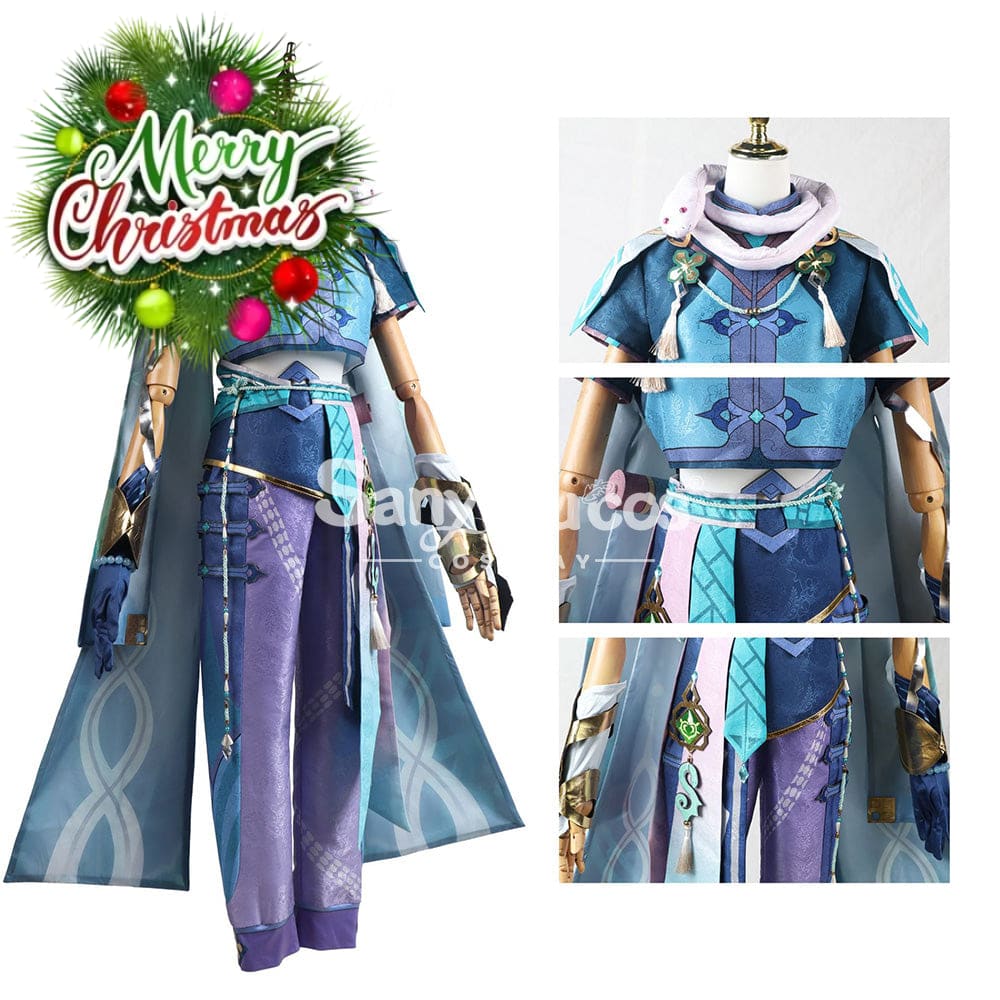 【In Stock】Game Genshin Impact Cosplay Baizhu Costume Plus Size Costumes