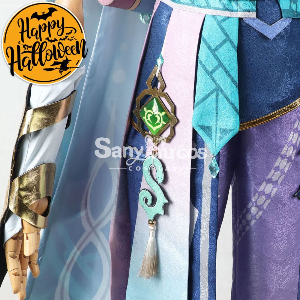 【In Stock】Game Genshin Impact Cosplay Baizhu Costume Plus Size Costumes