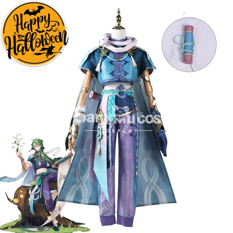 【In Stock】Game Genshin Impact Cosplay Baizhu Costume Plus Size Costumes