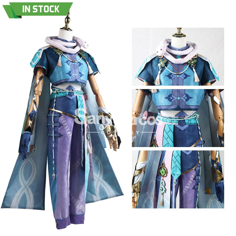 【In Stock】Game Genshin Impact Cosplay Baizhu Costume Plus Size Costumes