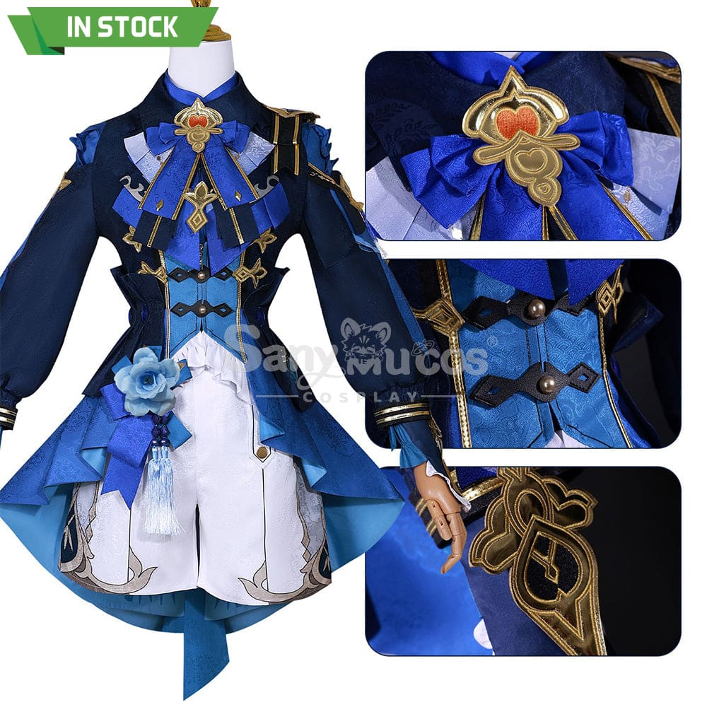 【In Stock】Game Genshin Impact Cosplay Bamboo Rain Xingqiu Costume Costumes