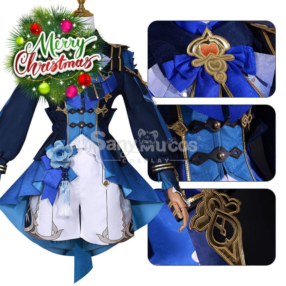 【In Stock】Game Genshin Impact Cosplay Bamboo Rain Xingqiu Costume Costumes