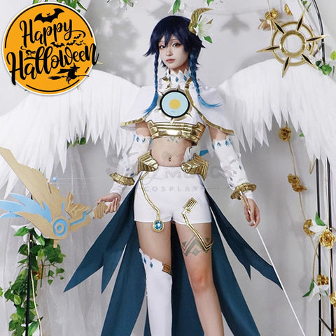 【In Stock】Game Genshin Impact Cosplay Barbatos Costume Plus Size Costumes