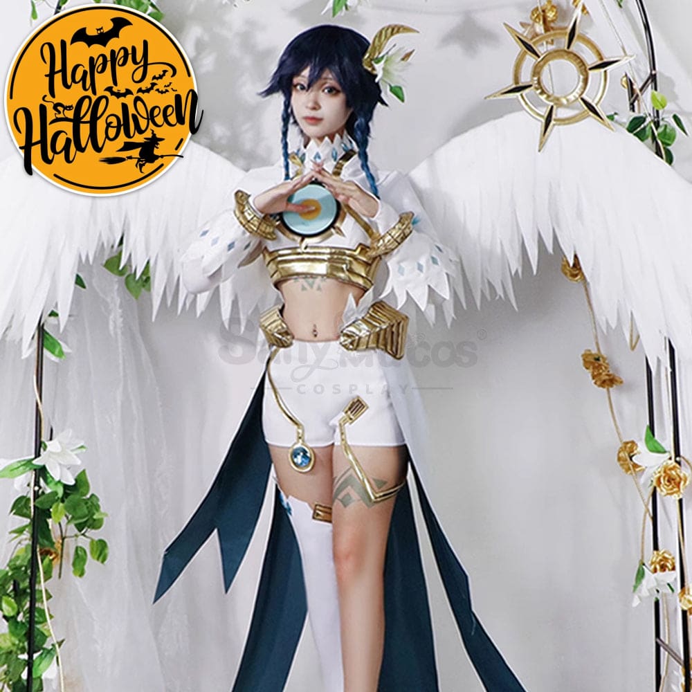 【In Stock】Game Genshin Impact Cosplay Barbatos Costume Plus Size Costumes