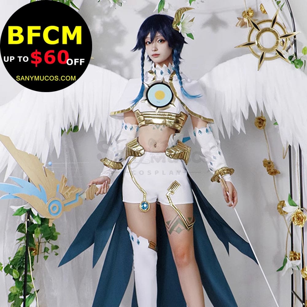 【In Stock】Game Genshin Impact Cosplay Barbatos Costume Plus Size Costumes