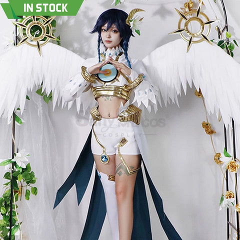 【In Stock】Game Genshin Impact Cosplay Barbatos Costume Plus Size Costumes
