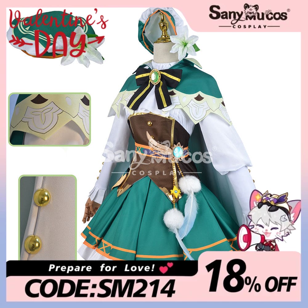 【In Stock】Game Genshin Impact Cosplay Barbatos/Venti Costume Plus Size Costumes