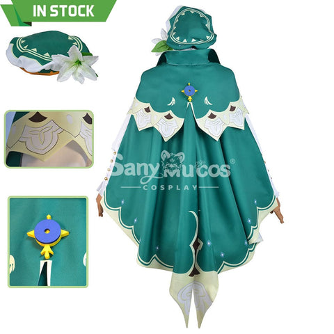 【In Stock】Game Genshin Impact Cosplay Barbatos/Venti Costume Plus Size Costumes