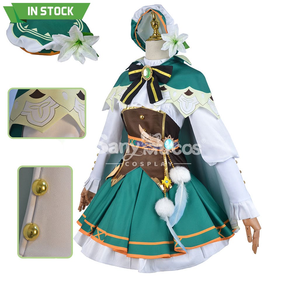 【In Stock】Game Genshin Impact Cosplay Barbatos/Venti Costume Plus Size Costumes