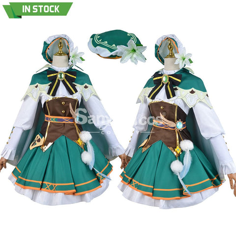 【In Stock】Game Genshin Impact Cosplay Barbatos/Venti Costume Plus Size Costumes