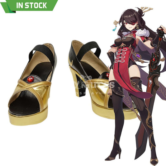 【In Stock】Game Genshin Impact Cosplay Beidou Shoes Boots 1000