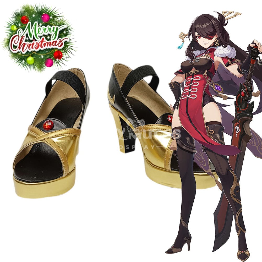 【In Stock】Game Genshin Impact Cosplay Beidou Shoes Boots