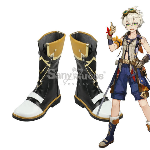 【In Stock】Game Genshin Impact Cosplay Bennett Shoes Boots