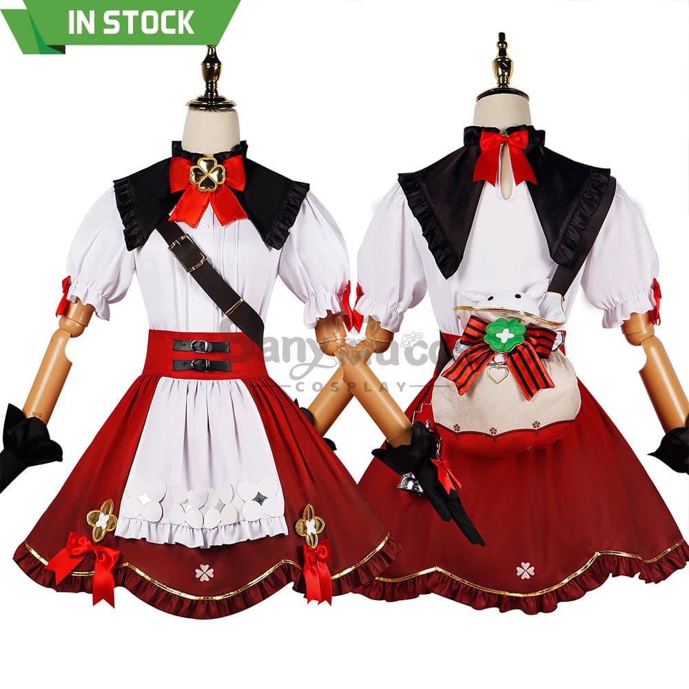 【In Stock】Game Genshin Impact Cosplay Blossoming Starlight Klee Costume Costumes