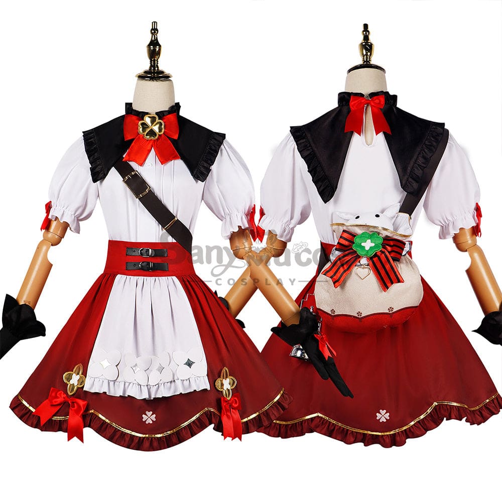 【In Stock】Game Genshin Impact Cosplay Blossoming Starlight Klee Costume Costumes