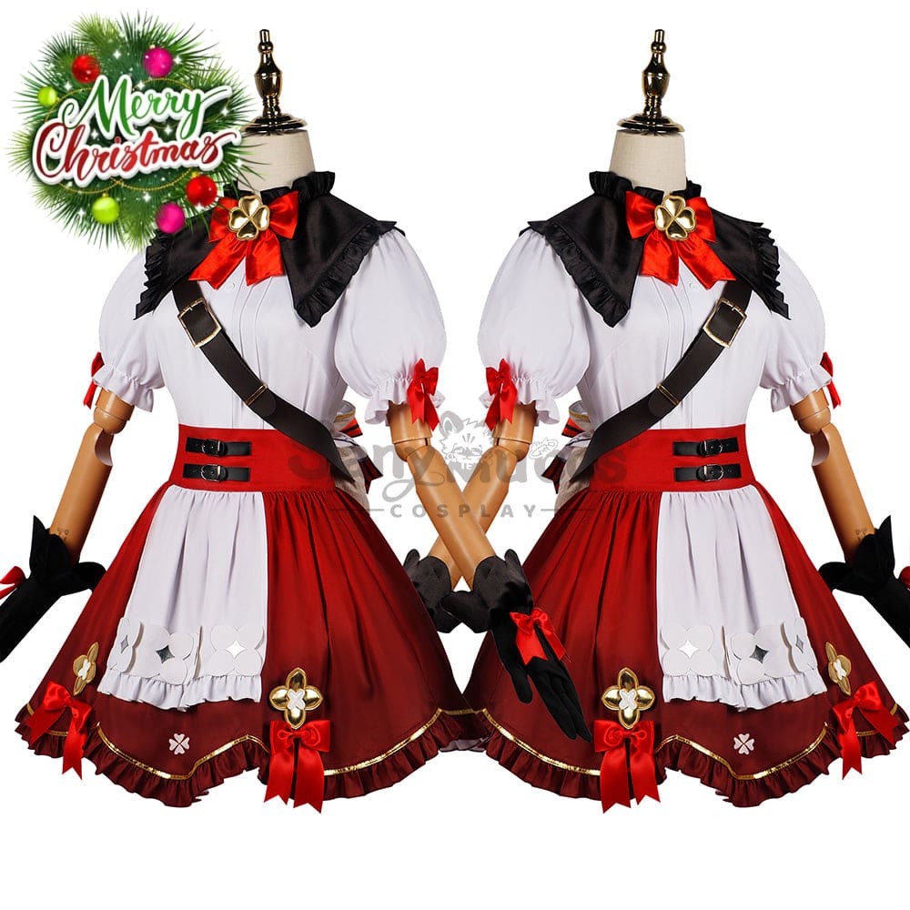 【In Stock】Game Genshin Impact Cosplay Blossoming Starlight Klee Costume Costumes