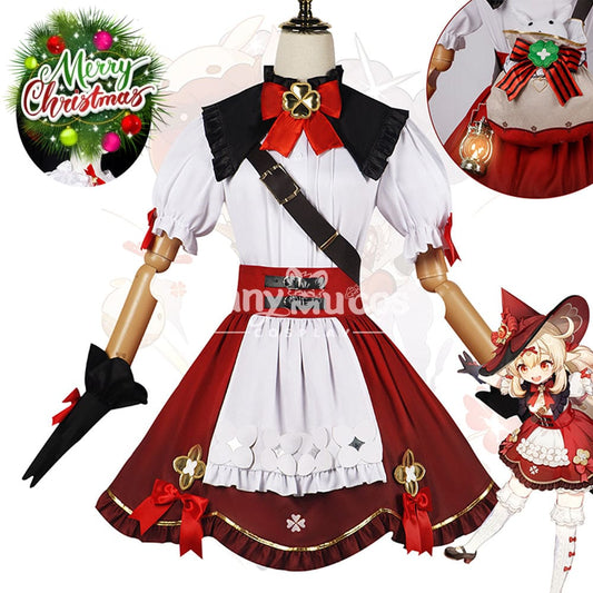 【In Stock】Game Genshin Impact Cosplay Blossoming Starlight Klee Costume / Xs Costumes 1000