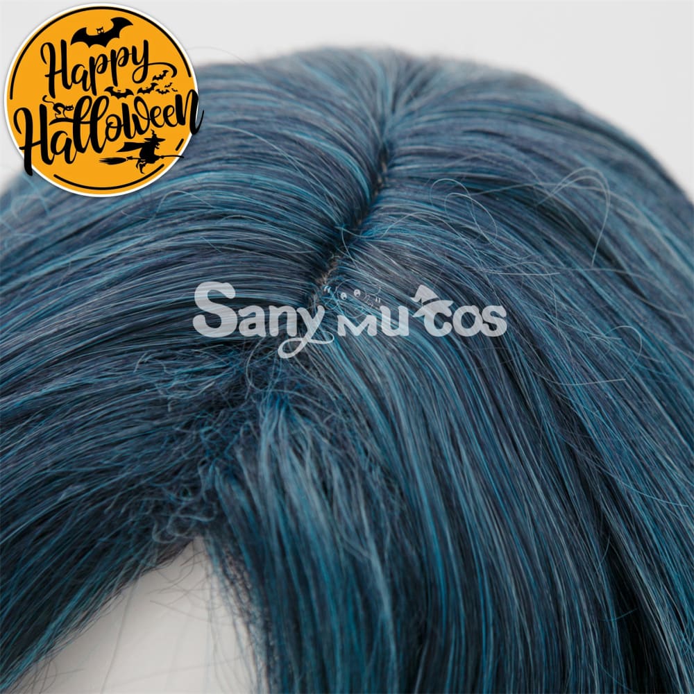 Game Genshin Impact Cosplay Bonanus Blue Gradient Long Cosplay Wig