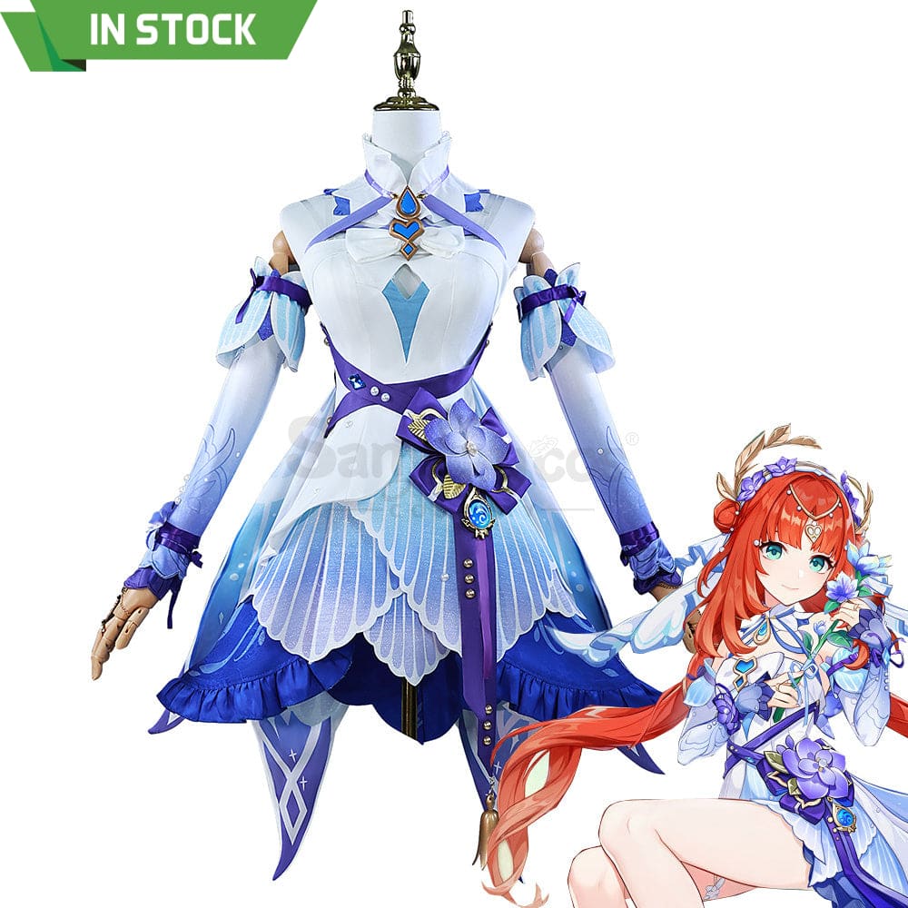 【In Stock】Game Genshin Impact Cosplay Breeze Of Sanaa Nilou Costume Plus Size Costumes