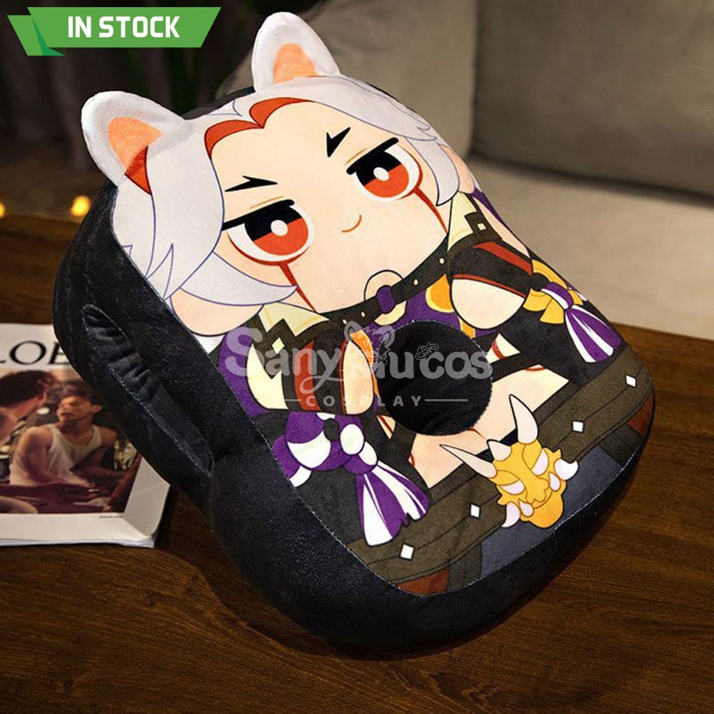 【In Stock】Game Genshin Impact Cosplay Character Nap Pillow Props Doll Arataki Itto Prop