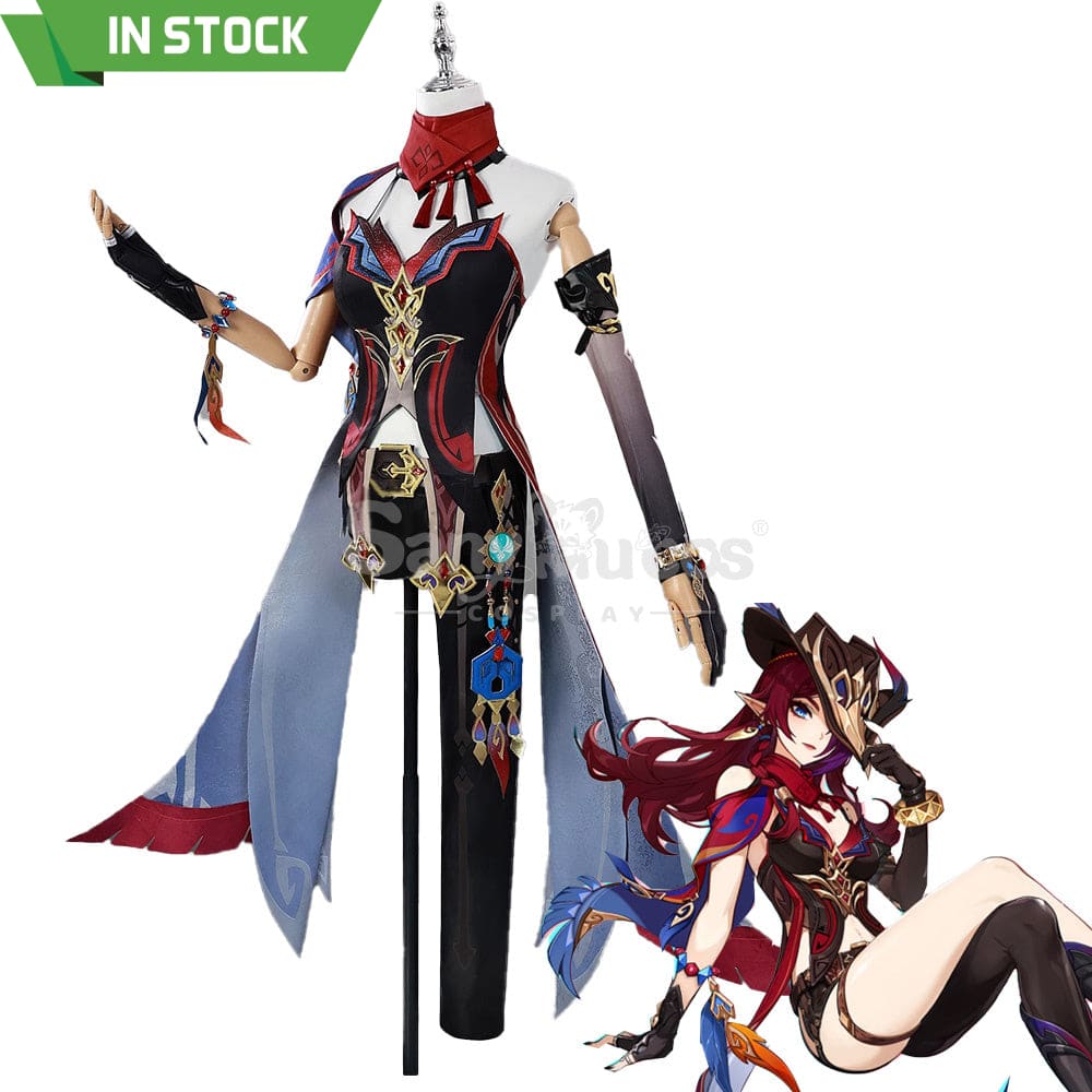 【In Stock】Game Genshin Impact Cosplay Chasca Costume Plus Size Costumes