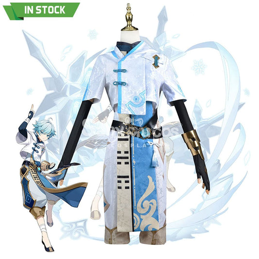 【In Stock】Game Genshin Impact Cosplay Chongyun Costume Plus Size Costumes 1000