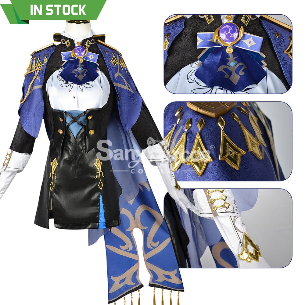 【In Stock】Game Genshin Impact Cosplay Clorinde Costume Plus Size Costumes