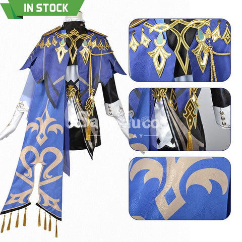 【In Stock】Game Genshin Impact Cosplay Clorinde Costume Plus Size Costumes