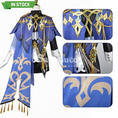 【In Stock】Game Genshin Impact Cosplay Clorinde Costume Plus Size Costumes