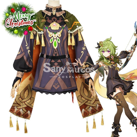 【In Stock】Game Genshin Impact Cosplay Collei Costume Plus Size Costumes