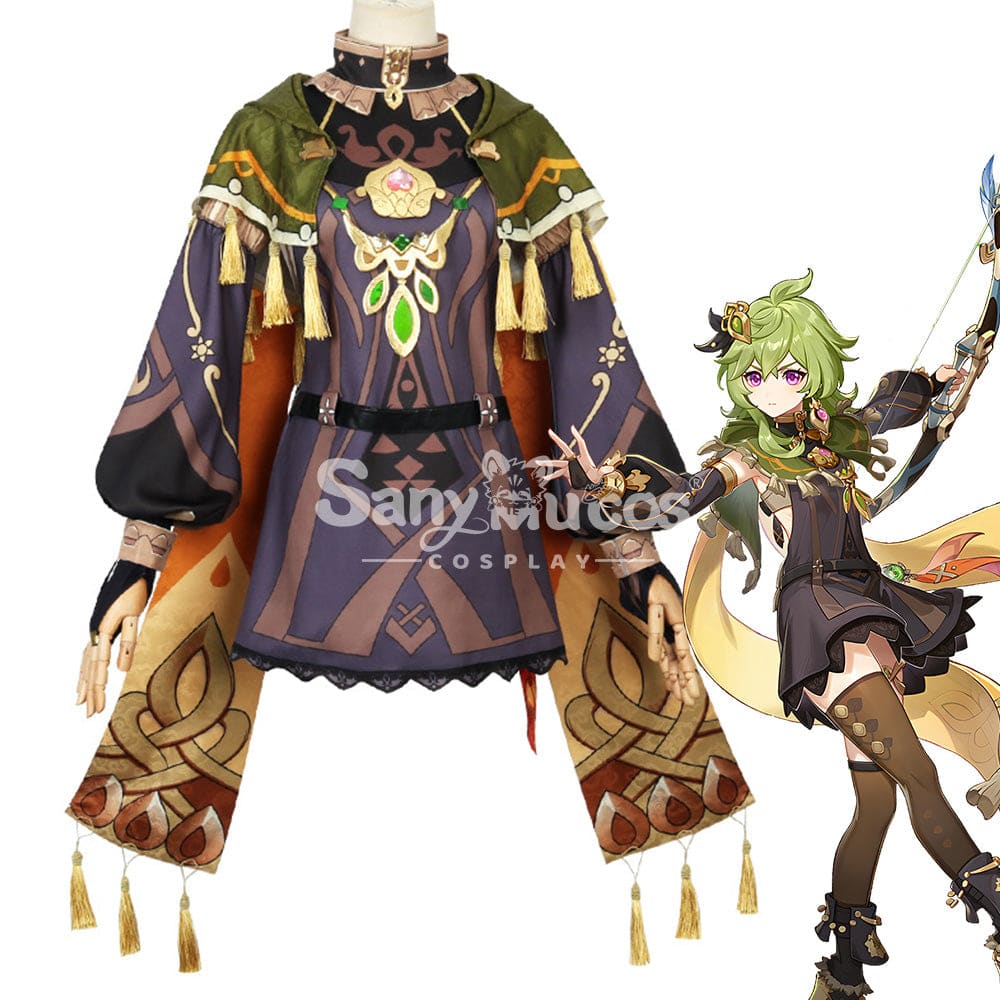 【In Stock】Game Genshin Impact Cosplay Collei Costume Plus Size Costumes