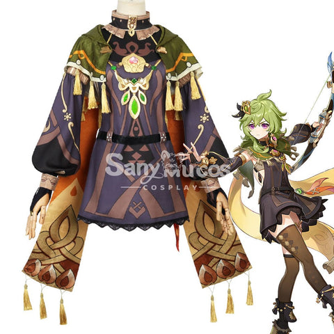 【In Stock】Game Genshin Impact Cosplay Collei Costume Plus Size Costumes