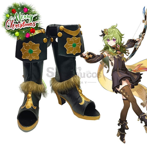 【In Stock】Game Genshin Impact Cosplay Collei Shoes Boots