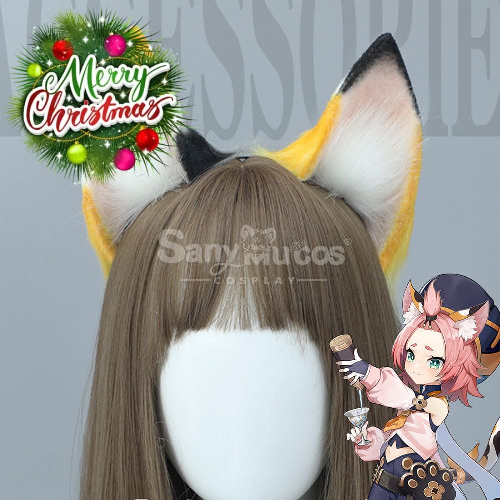 【In Stock】Game Genshin Impact Cosplay Diona Ears Props Prop