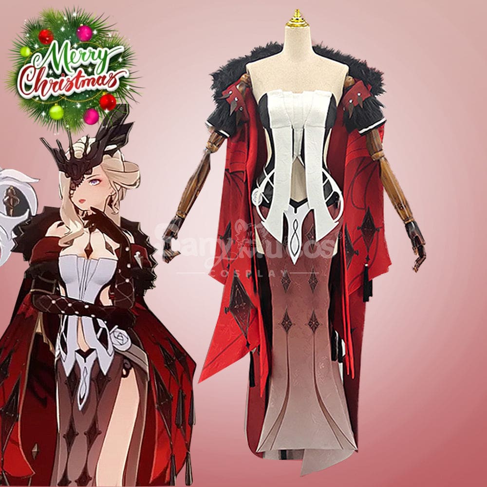 【In Stock】Game Genshin Impact Cosplay Fatui Harbinger The Fair Lady Rosalyne Cosplay Costume Cosplay Costumes
