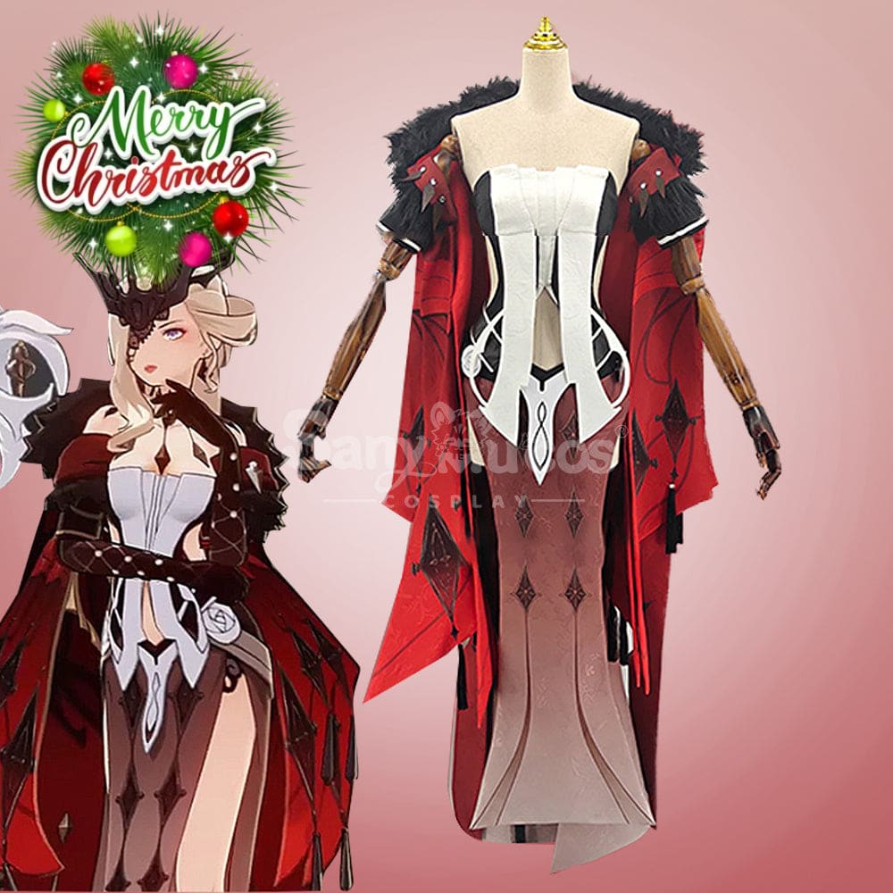 【In Stock】Game Genshin Impact Cosplay Fatui Harbinger The Fair Lady Rosalyne Cosplay Costume Cosplay Costumes