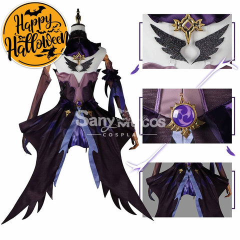 【In Stock】Game Genshin Impact Cosplay Fischl Costume Plus Size Costumes