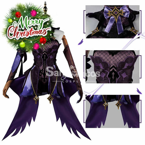 【In Stock】Game Genshin Impact Cosplay Fischl Costume Plus Size Costumes