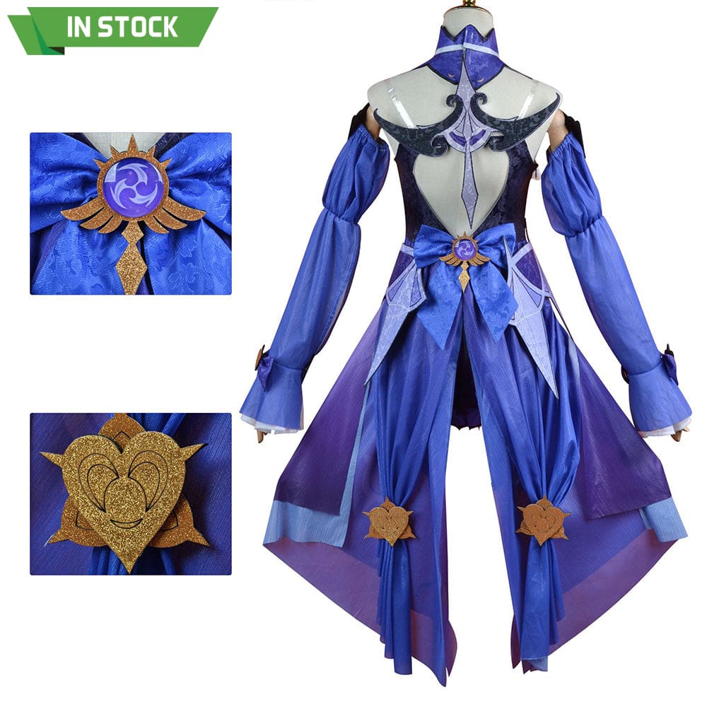 【In Stock】Game Genshin Impact Cosplay Fischl Costume Plus Size Costumes