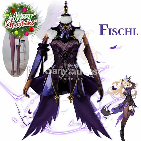 【In Stock】Game Genshin Impact Cosplay Fischl Costume Plus Size Costumes