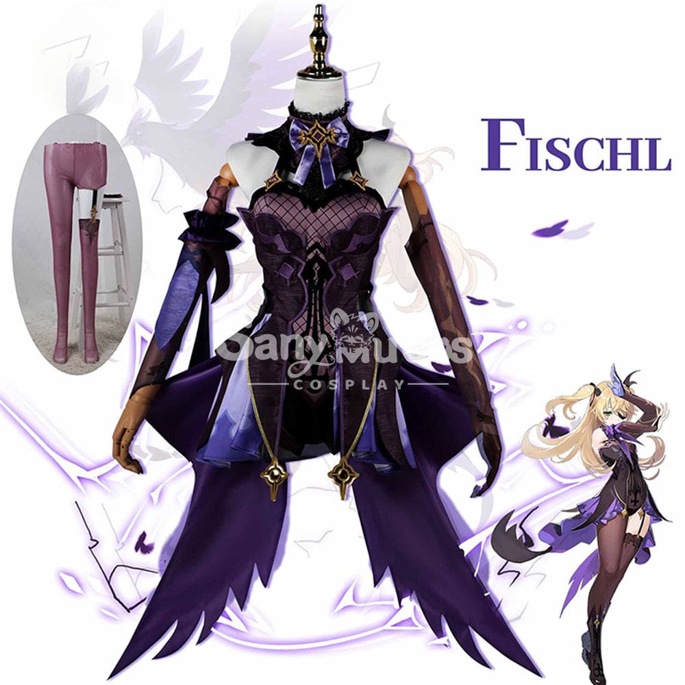 【In Stock】Game Genshin Impact Cosplay Fischl Costume Plus Size Costumes