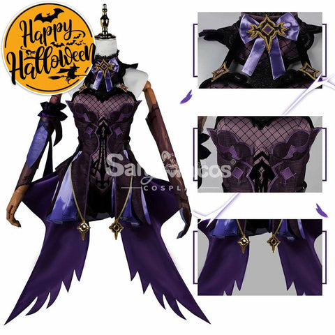 【In Stock】Game Genshin Impact Cosplay Fischl Costume Plus Size Costumes