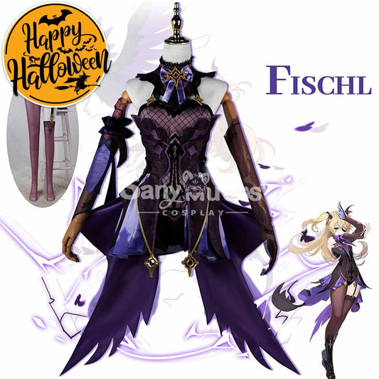 【In Stock】Game Genshin Impact Cosplay Fischl Costume Plus Size Costumes 1000