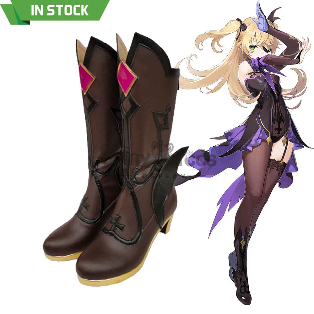 【In Stock】Game Genshin Impact Cosplay Fischl Von Luftschloss Narfidort Shoes Boots