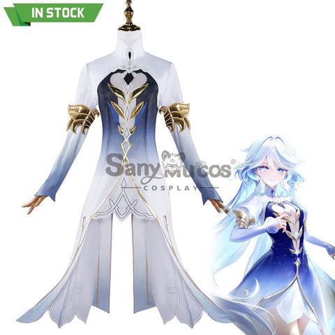 【In Stock】Game Genshin Impact Cosplay Focalors Furina Costume Plus Size Costumes