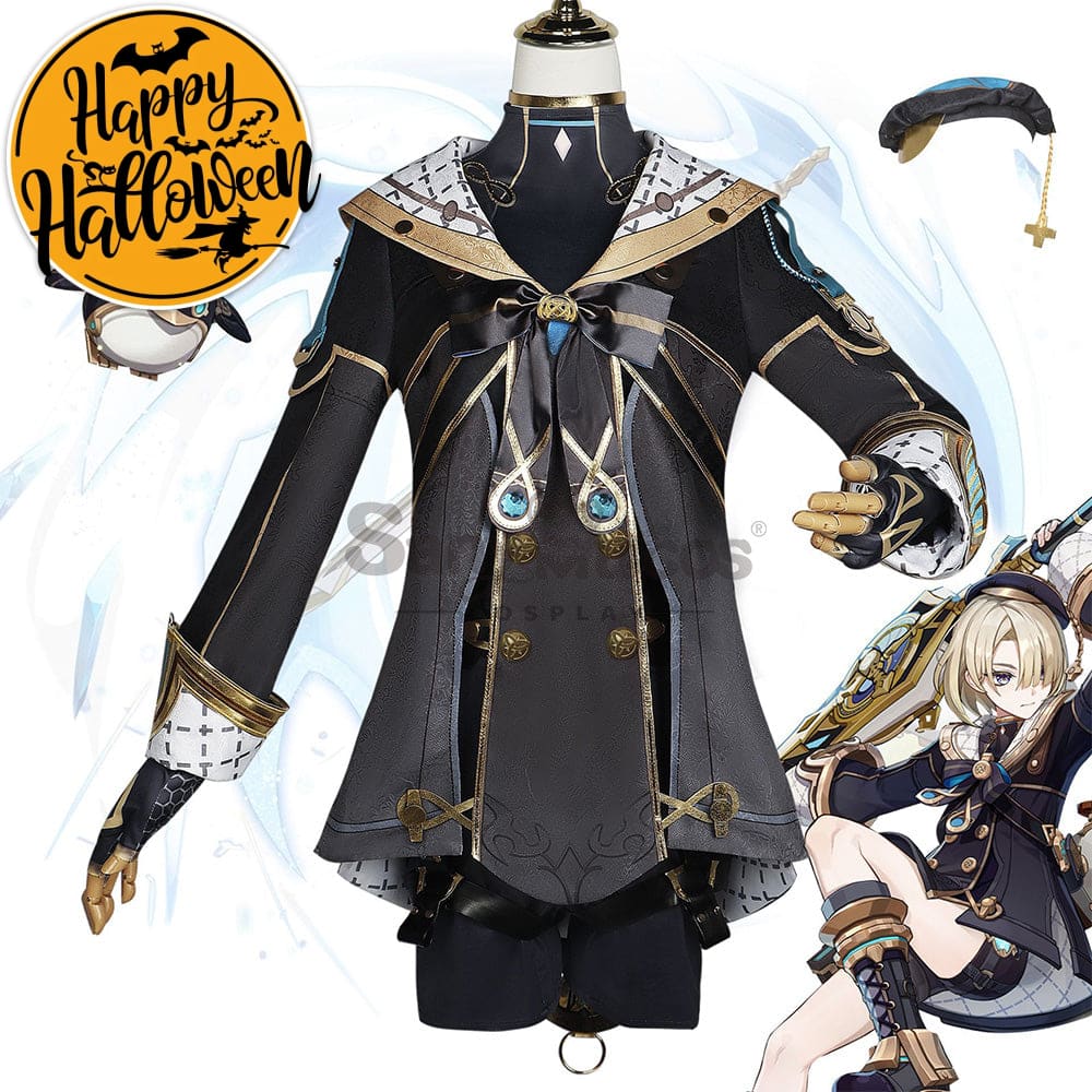 【In Stock】Game Genshin Impact Cosplay Freminet Costume Plus Size Costumes